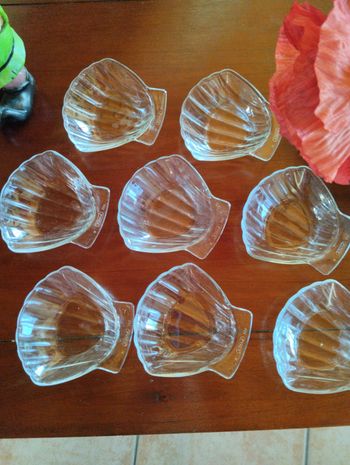 lot 8 plats coquilles st jaques Pirex