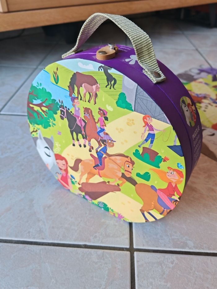 Puzzle équitation Janod 100 pièces - photo numéro 2