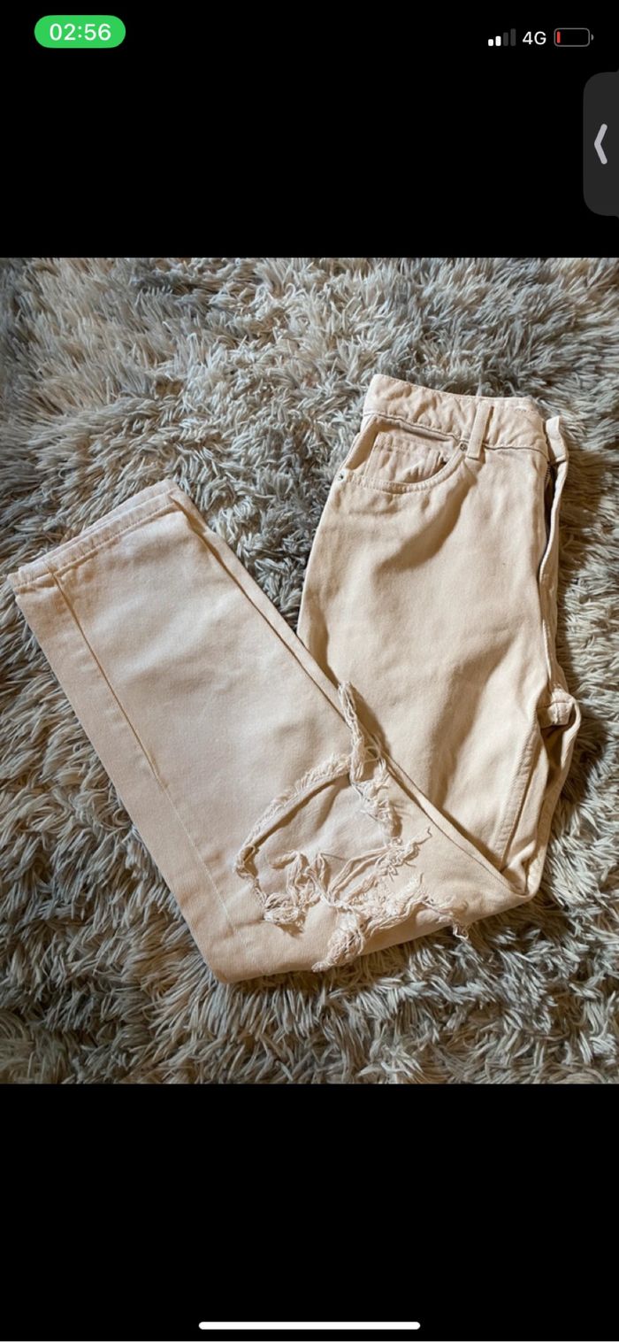 Jeans  troué taille haute - photo numéro 5