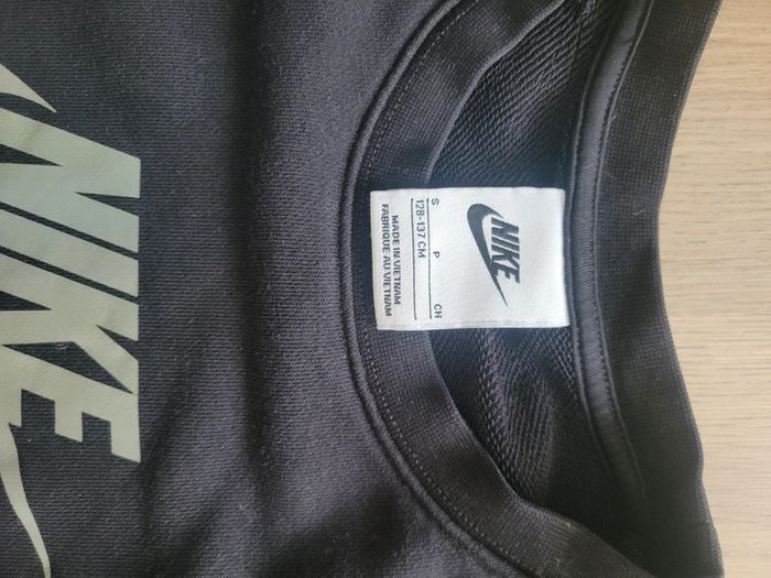Pull Nike Air enfant noir et gris - photo numéro 3