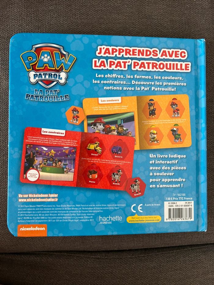 J’apprends avec la pat patrouille - photo numéro 2