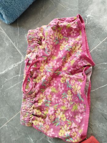 Short fleuri orchestra fille 10 ans