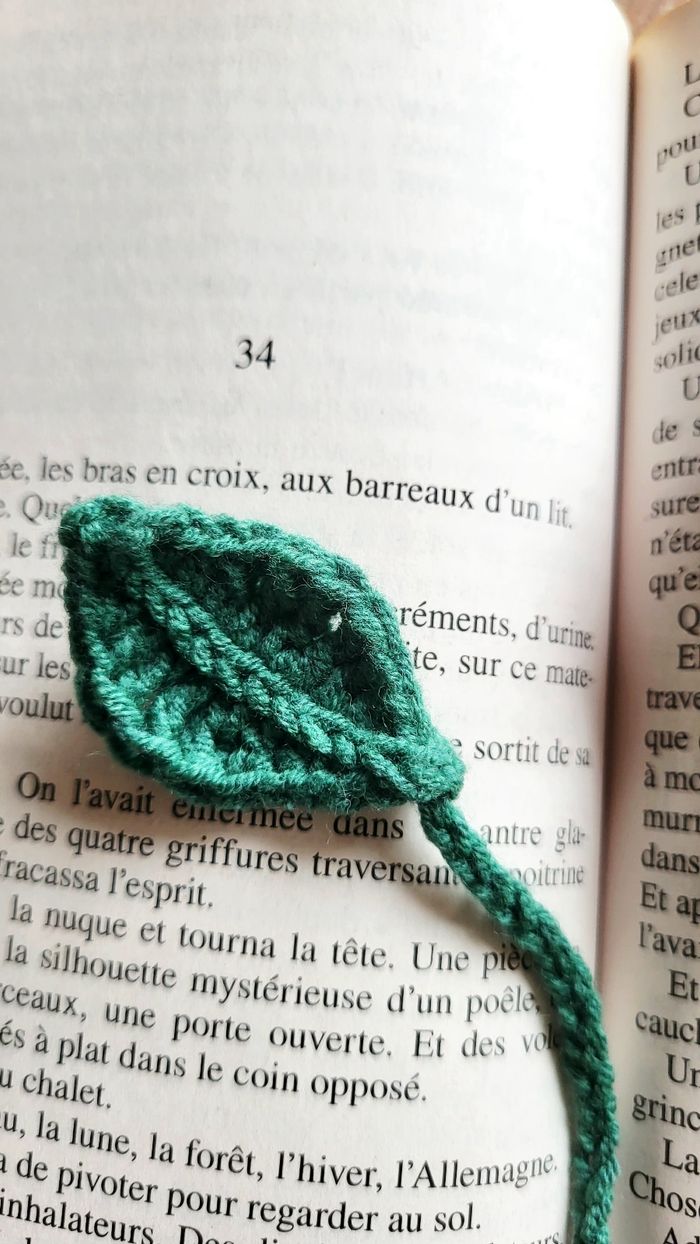 🟣 Marque Page Fleur bleu 🟣 - photo numéro 3