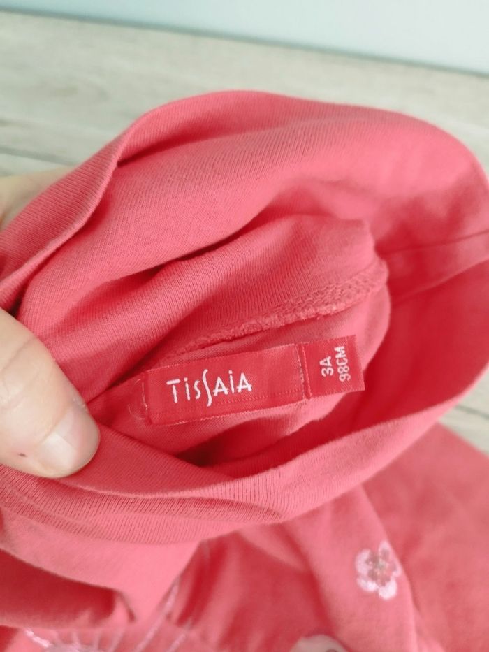 Sous pull col roulé manches longues fille 3 ans - photo numéro 3