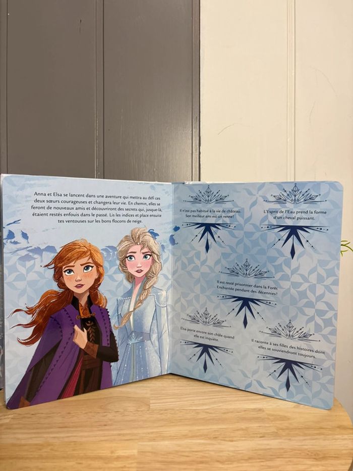 🌺Livre à ventouse colle à l’histoire Disney la reine des neiges 2🌺 - photo numéro 4