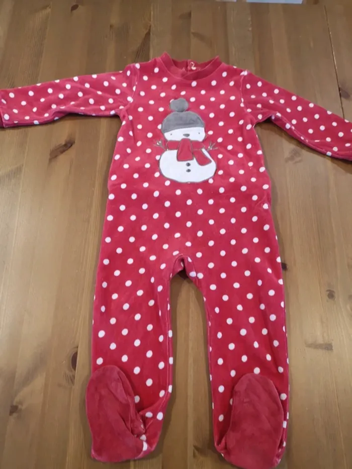 Pyjama velours 23 mois