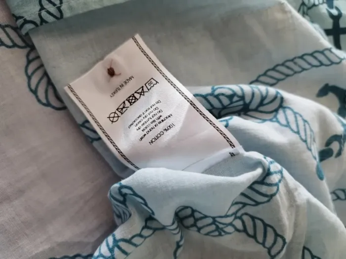 Chemise homme noeuds marins coton été - photo numéro 9