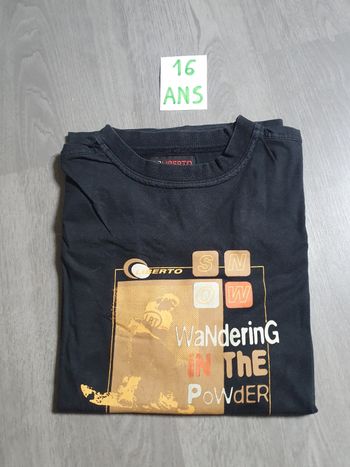 Maillot t-shirt taille 16ans