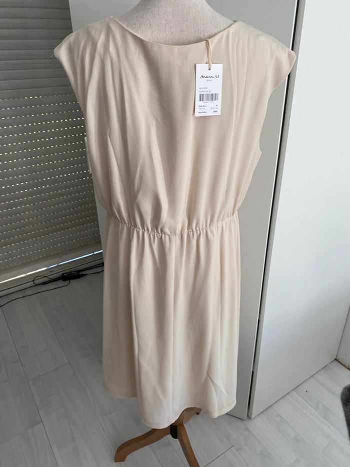 Robe courte écru beige rosé maison 123 taille 44 - photo numéro 3