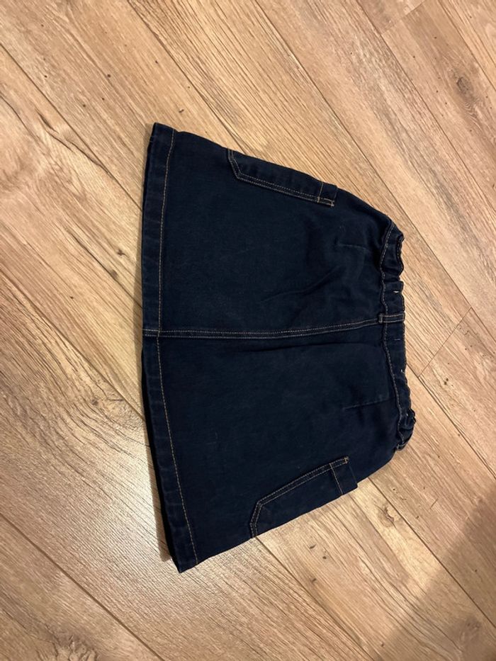 7/8 ans jupe Zara jeans épais bleu - photo numéro 3