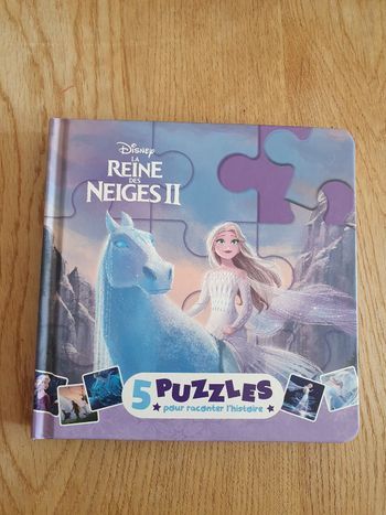 Livre puzzle La Reine des Neiges 2
