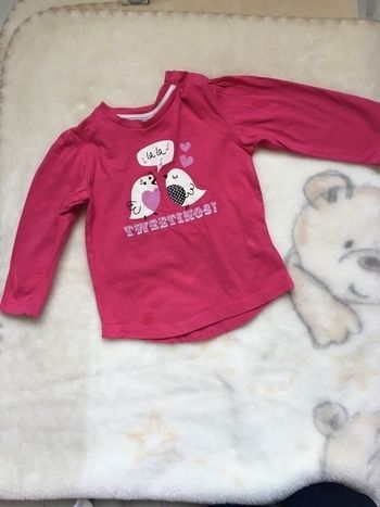 Haut rose comme neuf 18 mois