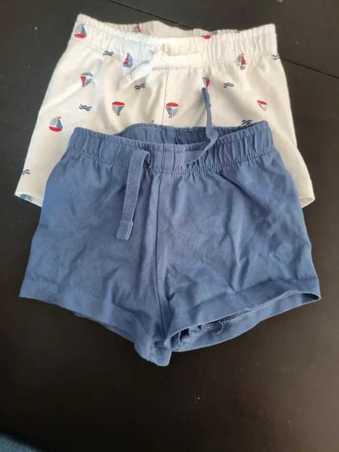 Lot 2 shorts bébé - photo numéro 5