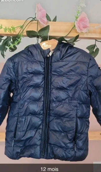 Doudoune  bleu marine