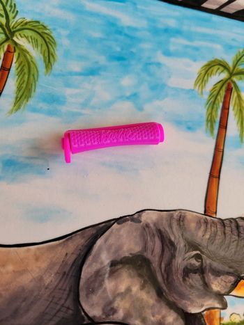 Jouet barbie bigoudi rose poupée