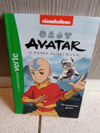 Livre bibliothèque verte nickelodeon avatar le dernier maître de l'air