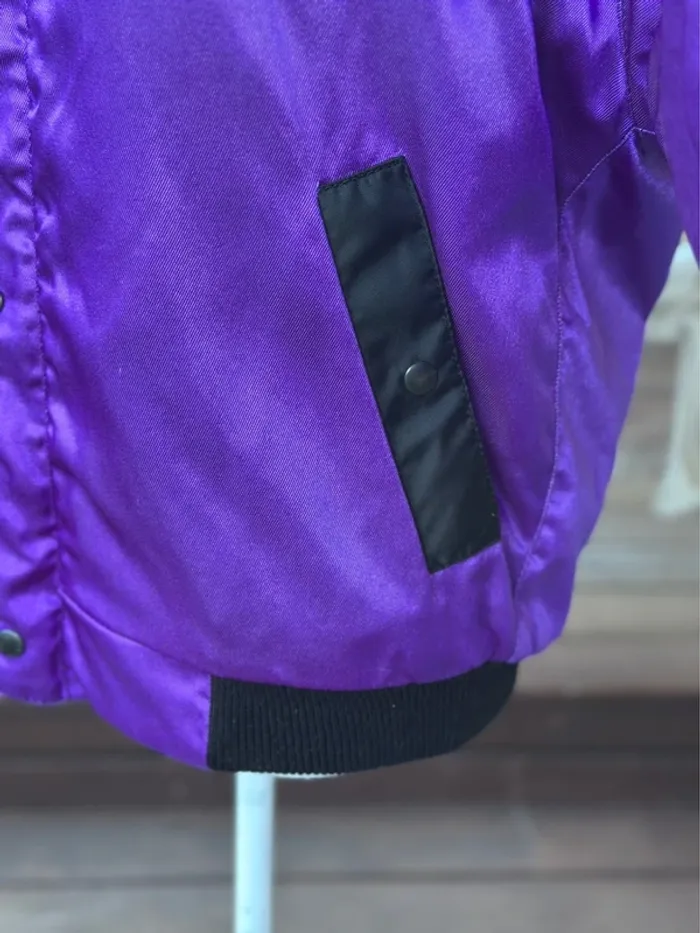 Veste de moto racing Yamaha by Kenny violet et noir taille XS/S oversize unisex - photo numéro 14