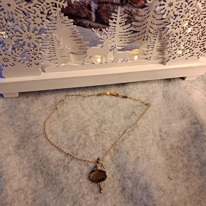 Collier avec pendentif danseuse strass - photo numéro 9