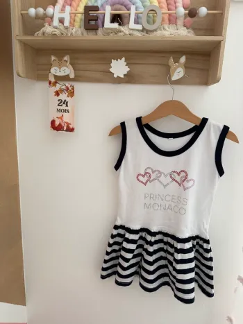 Robe fille sans manches - Princess Monaco