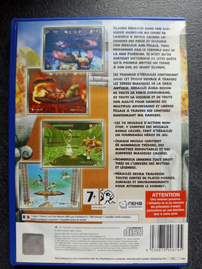 Sony - Playstation 2 - Heracles - Battle with the Gods - photo numéro 2