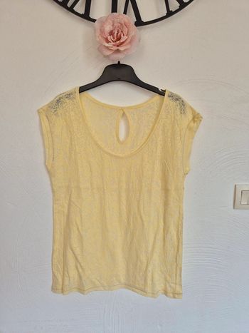 T-shirt  jaune etam taille s