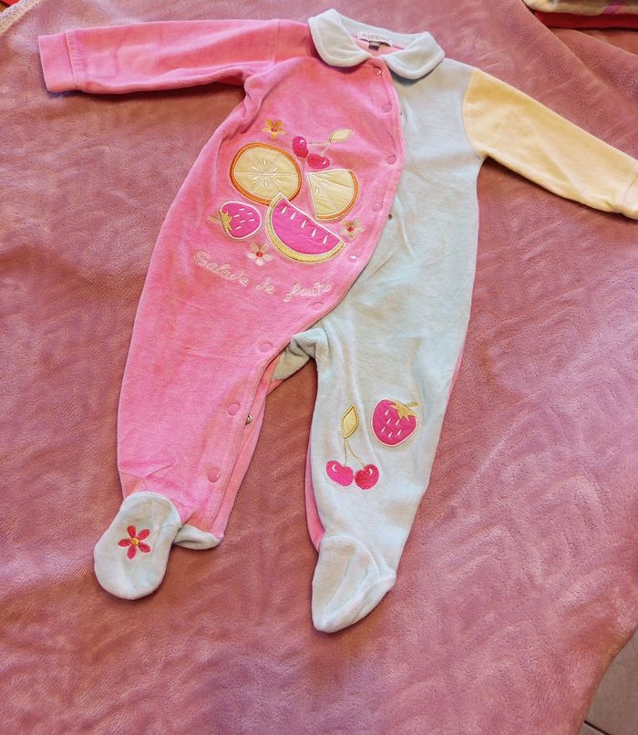 Lot de 2 pyjamas, In Extenso, 6 mois - photo numéro 3