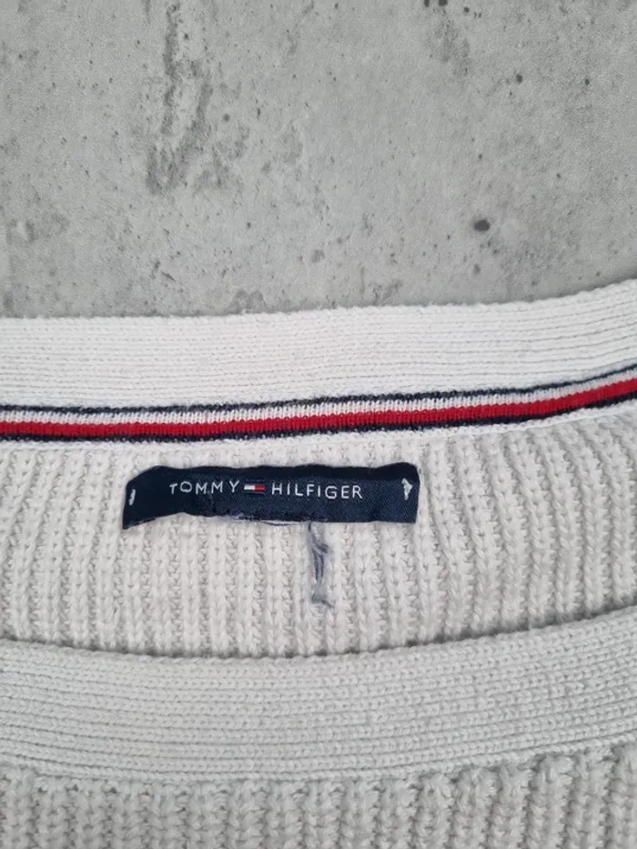 Pull rayé multicolore Tommy Hilfiger – Taille XL Femme (mesures en photos) - photo numéro 6