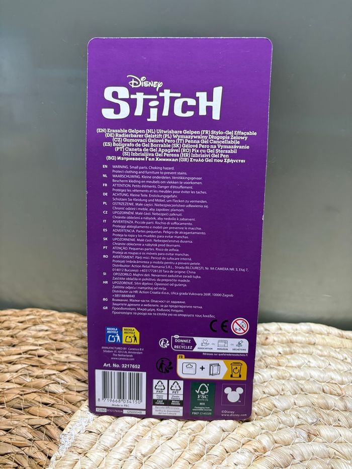 Stylo effaçable stitch NEUF - photo numéro 2