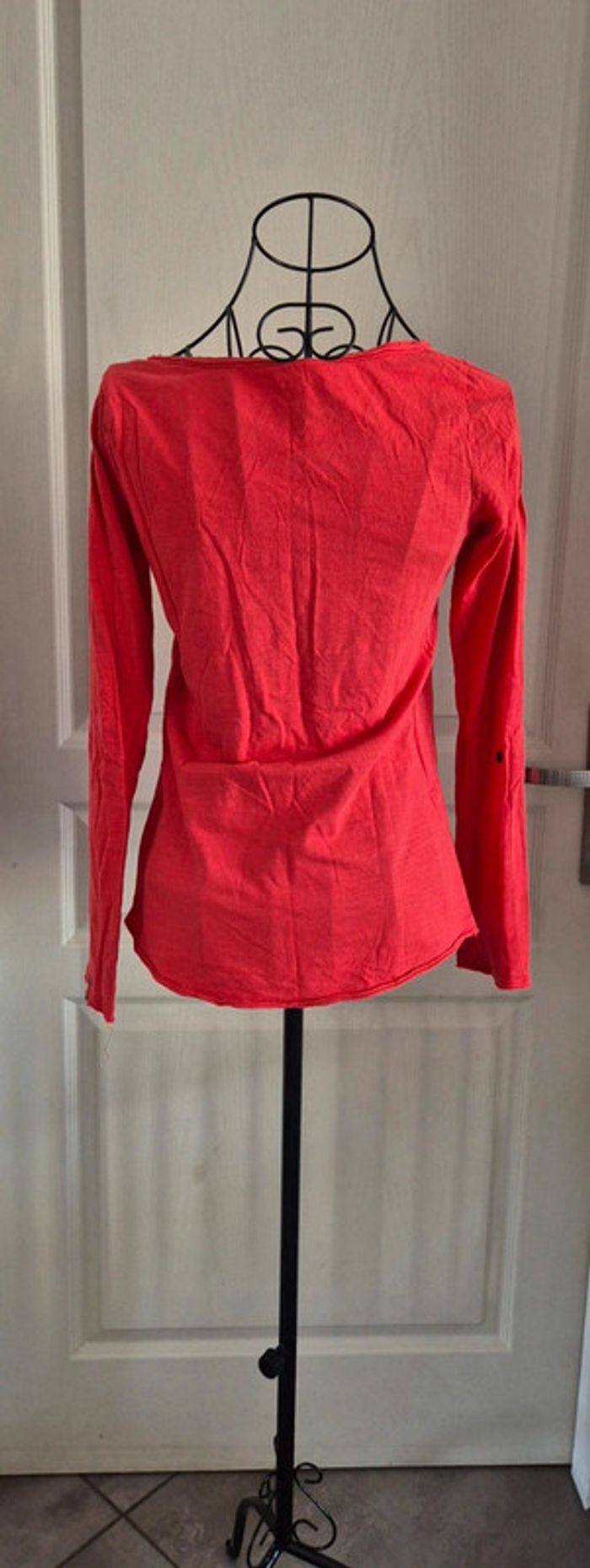 Tee-shirt manche longue pur coton 🌸 - photo numéro 6