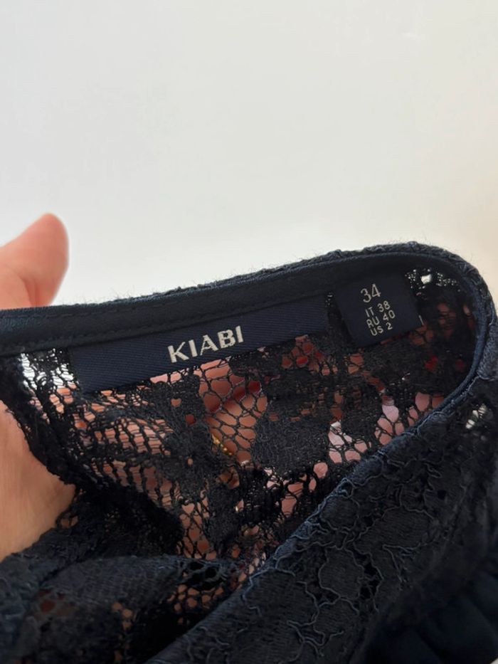 Robe plissée bleue marine Kiabi - taille 34 - photo numéro 6