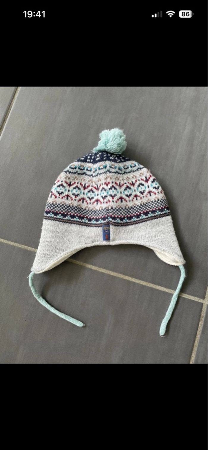 Bonnet pompons garçon multicolore T1 Sergent Major Très bon état - photo numéro 2