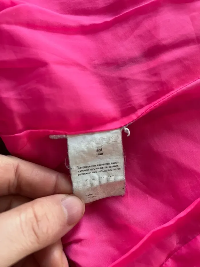 Manteau fille rose et noir - photo numéro 4