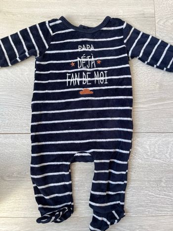 Pyjama rayé 3 mois 