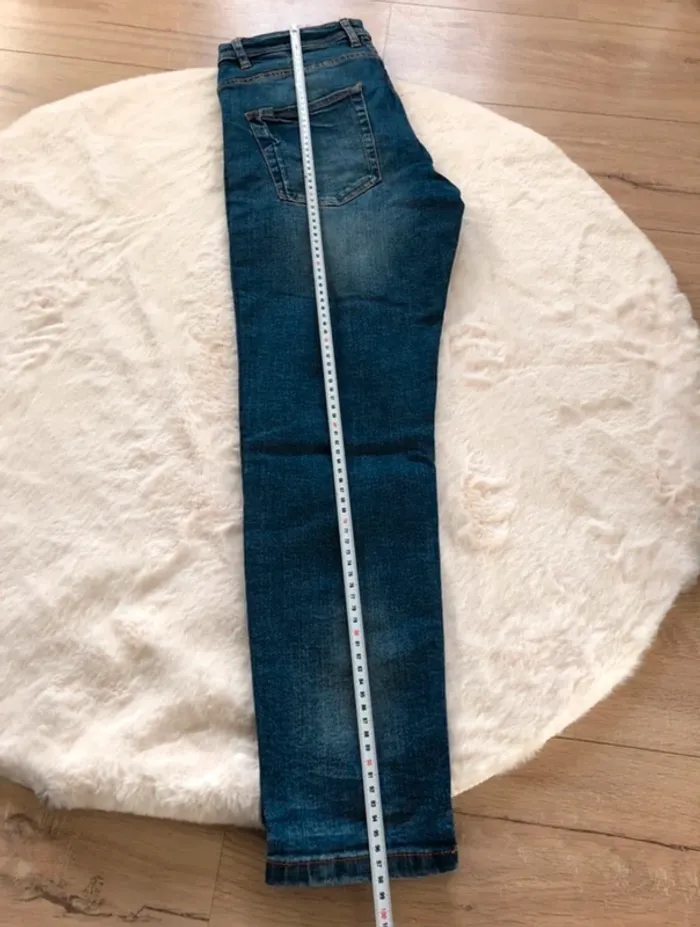Zara man - jeans homme 40 aspect vieilli usé - photo numéro 6