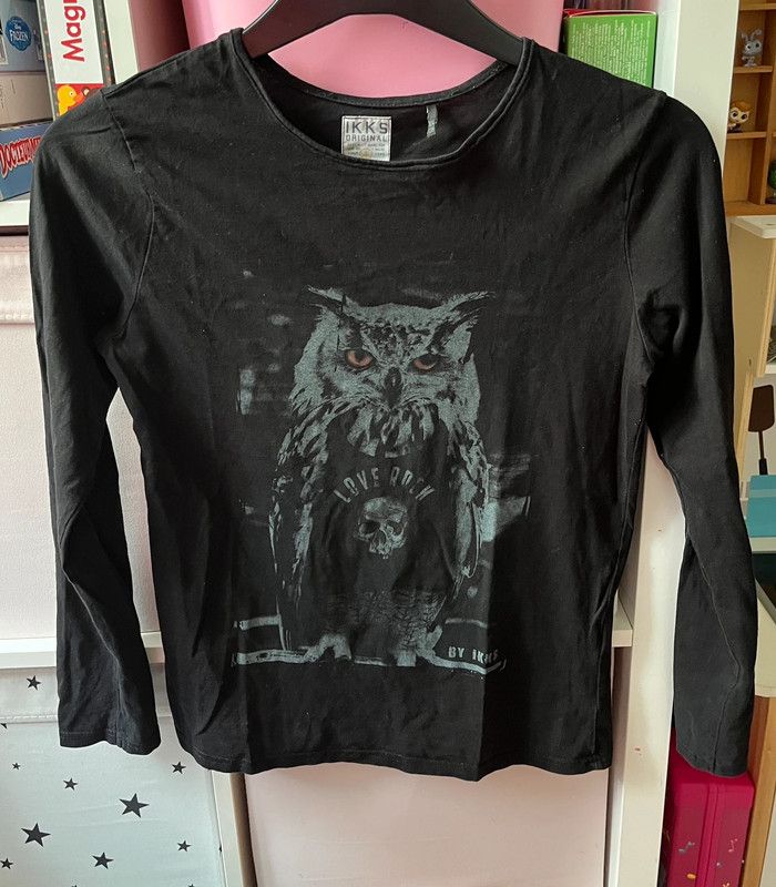 T-shirt manches longue noir