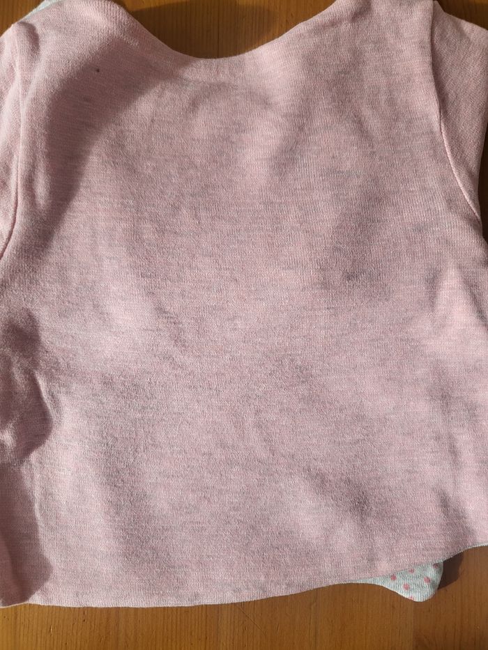 Cardigan/ gilet réversible obaibi 3 mois