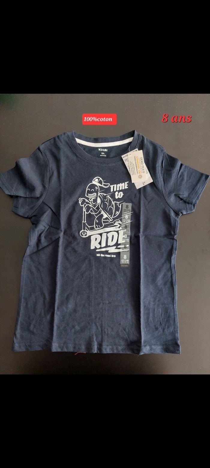 T-shirt Time To Ride garçon 8ans