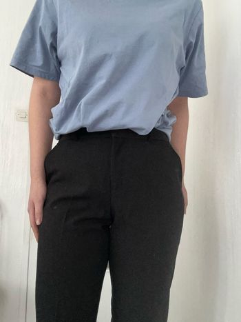 Pantalon en tissu noir regular fit Kiabi 38