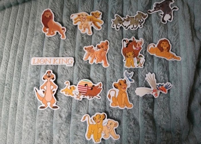 Lot de 10 stickers le roi lion - photo numéro 5