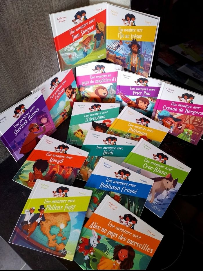 Série complète "Une aventure avec..." Hachette Happy Meal McDonald's 2020