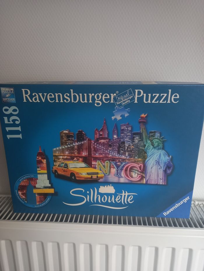 Puzzle New York silhouette