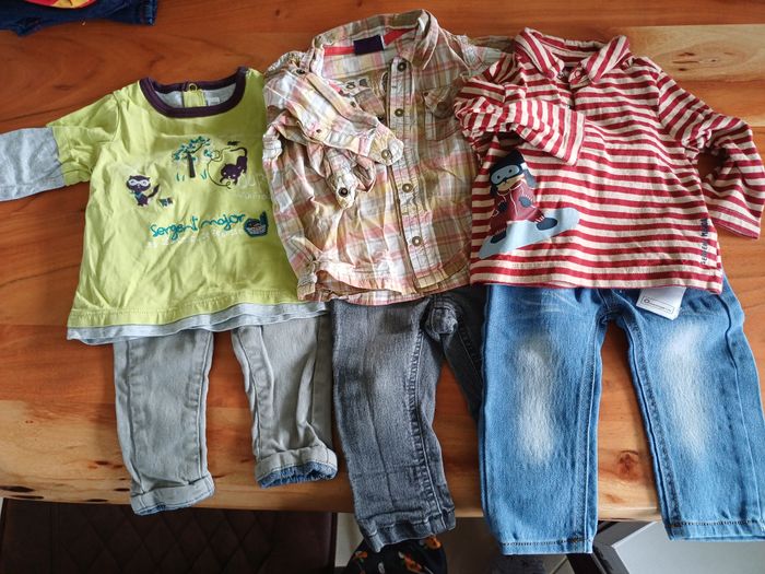 Lot 6 pièces Sergent Major - 6 mois (68cm) - Excellent état