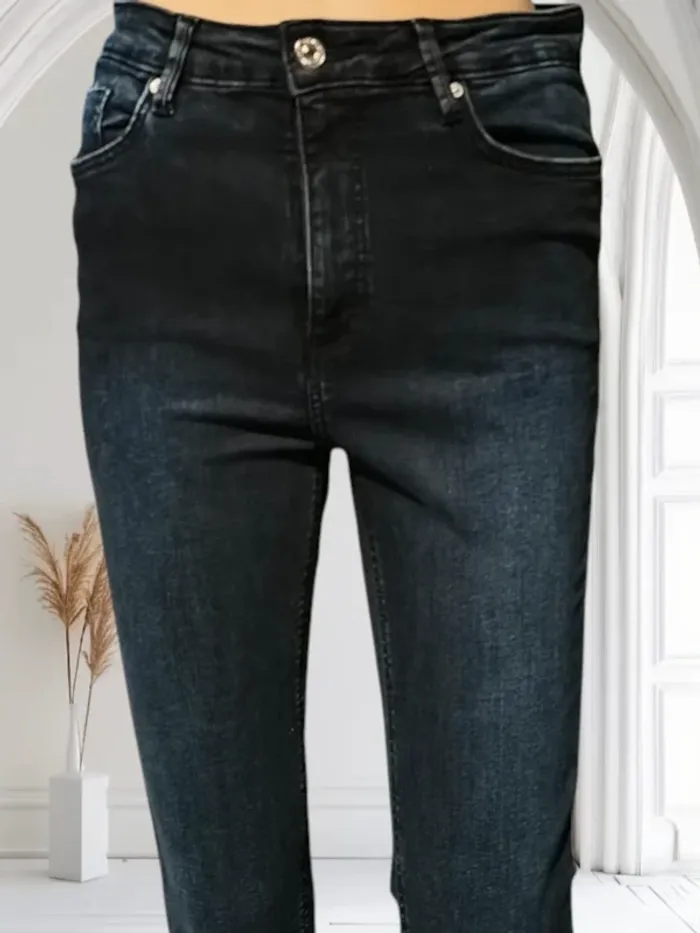 jean Mango modéle,coupe skinny,taille haute,texture stretch - photo numéro 7