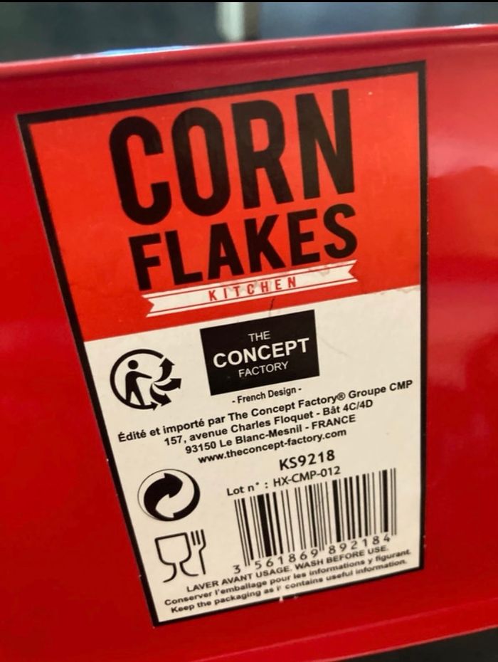 Boîte fer - Corn Flakes - photo numéro 6