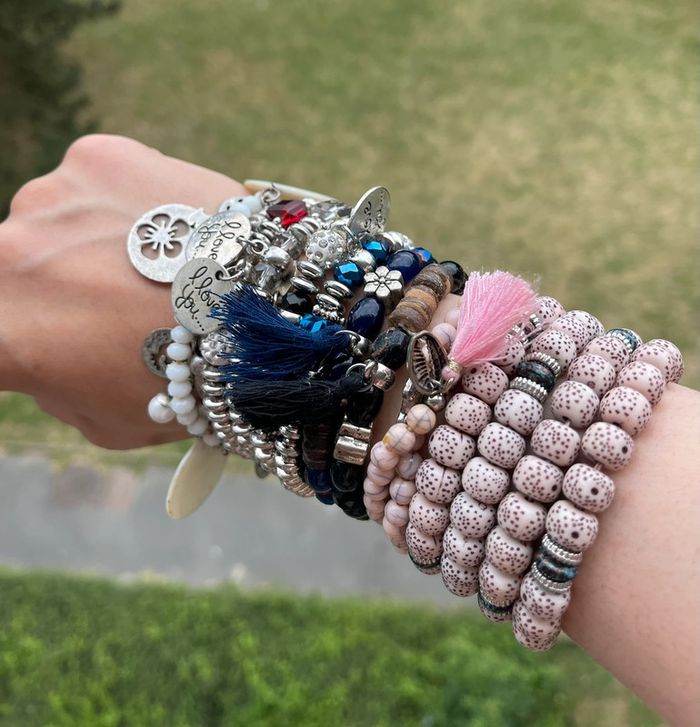 🌸 Lot de 15 bracelets fantaisie / bohème - photo numéro 6
