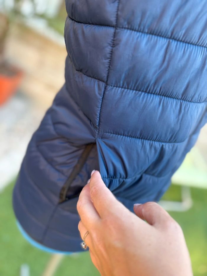 Doudoune sans manche bleu marine - taille S/36 - - photo numéro 3