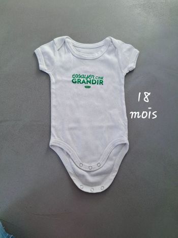 Body manches courtes 18M