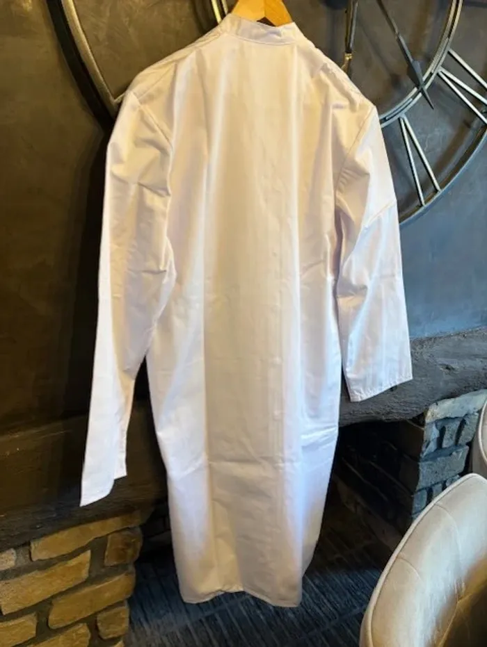 blouse blanche longue de travail homme taille 38 / M neuve - photo numéro 2