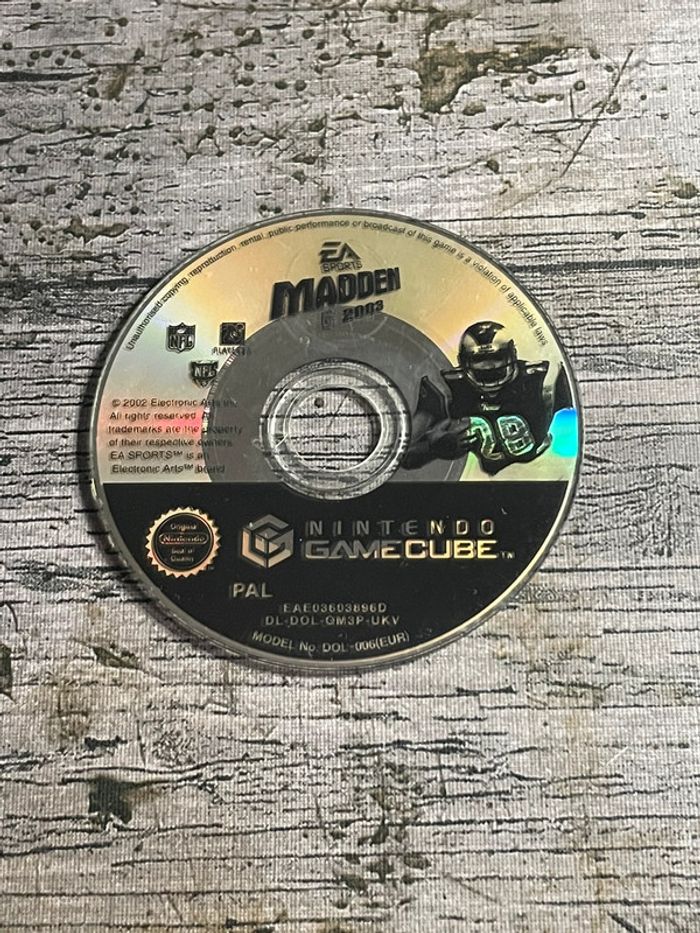 Madden 2003 - Nintendo Gamecube Loose Version EUR - photo numéro 1
