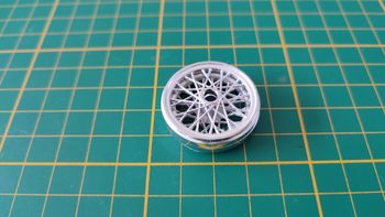 Jante seule pièce détachée miniature Bburago Burago Alfa Romeo 2300 spider 1932 1/18 1/18e 1/18ème #